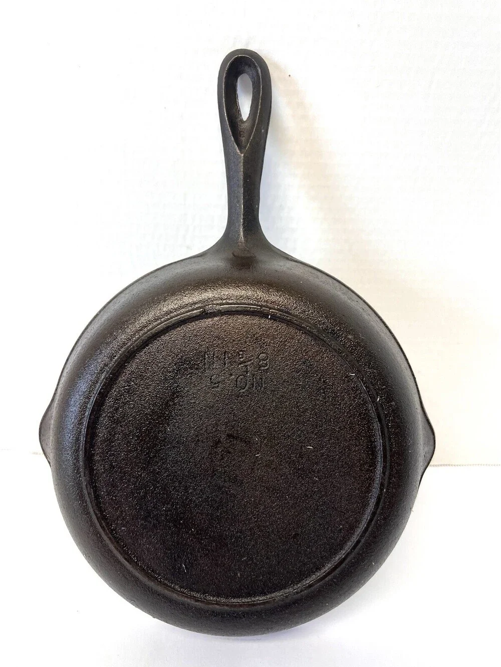 Unmarked Birmingham Stove 8-1/6 Inch Cast Iron Skillet Single Notch 1930’s